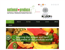Tablet Screenshot of nationalproduce.com
